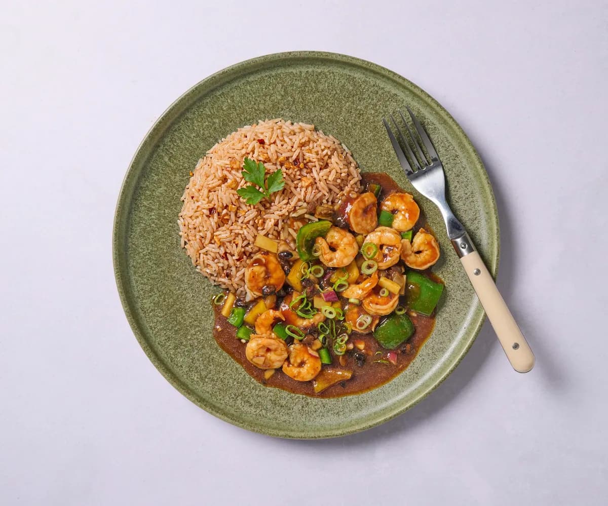 Black Bean King Prawn