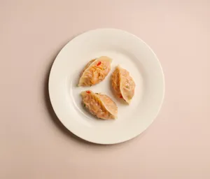 Chicken and Kimchi Gyoza