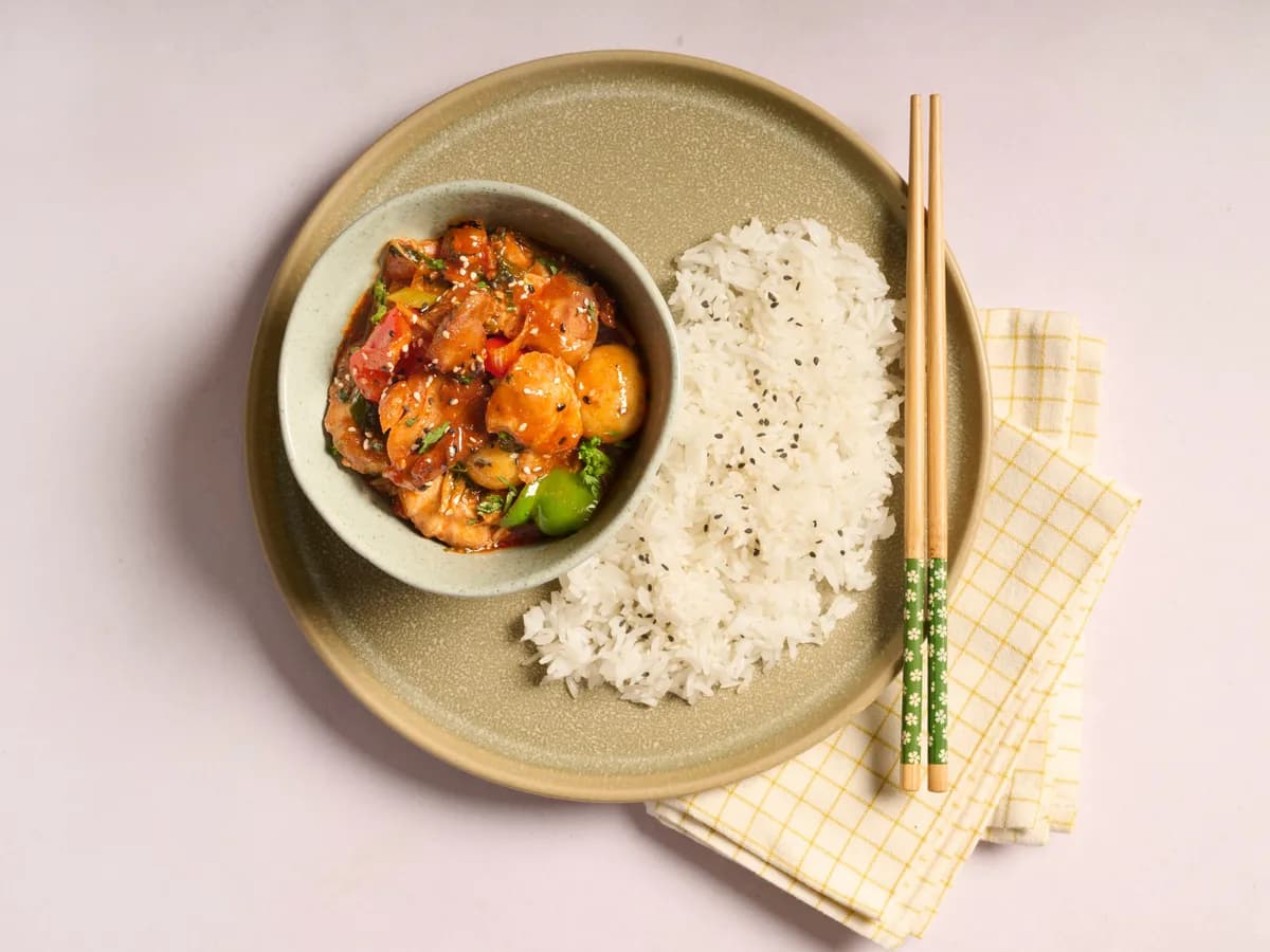 Korean Chicken Stew (Dak-bokkeum-tang)