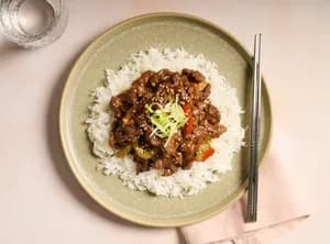 Stewed Korean Beef and Rice