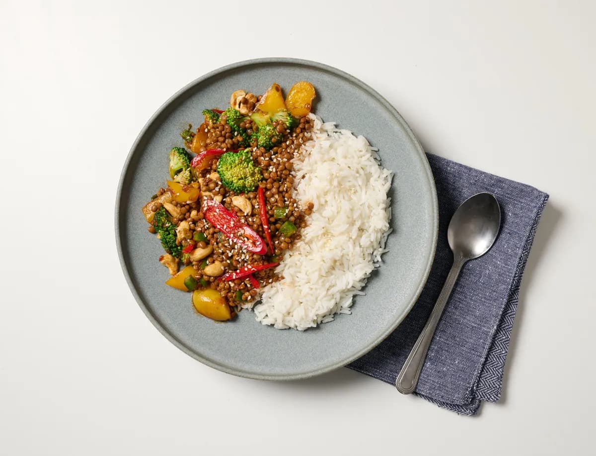 Kung Pao Lentils