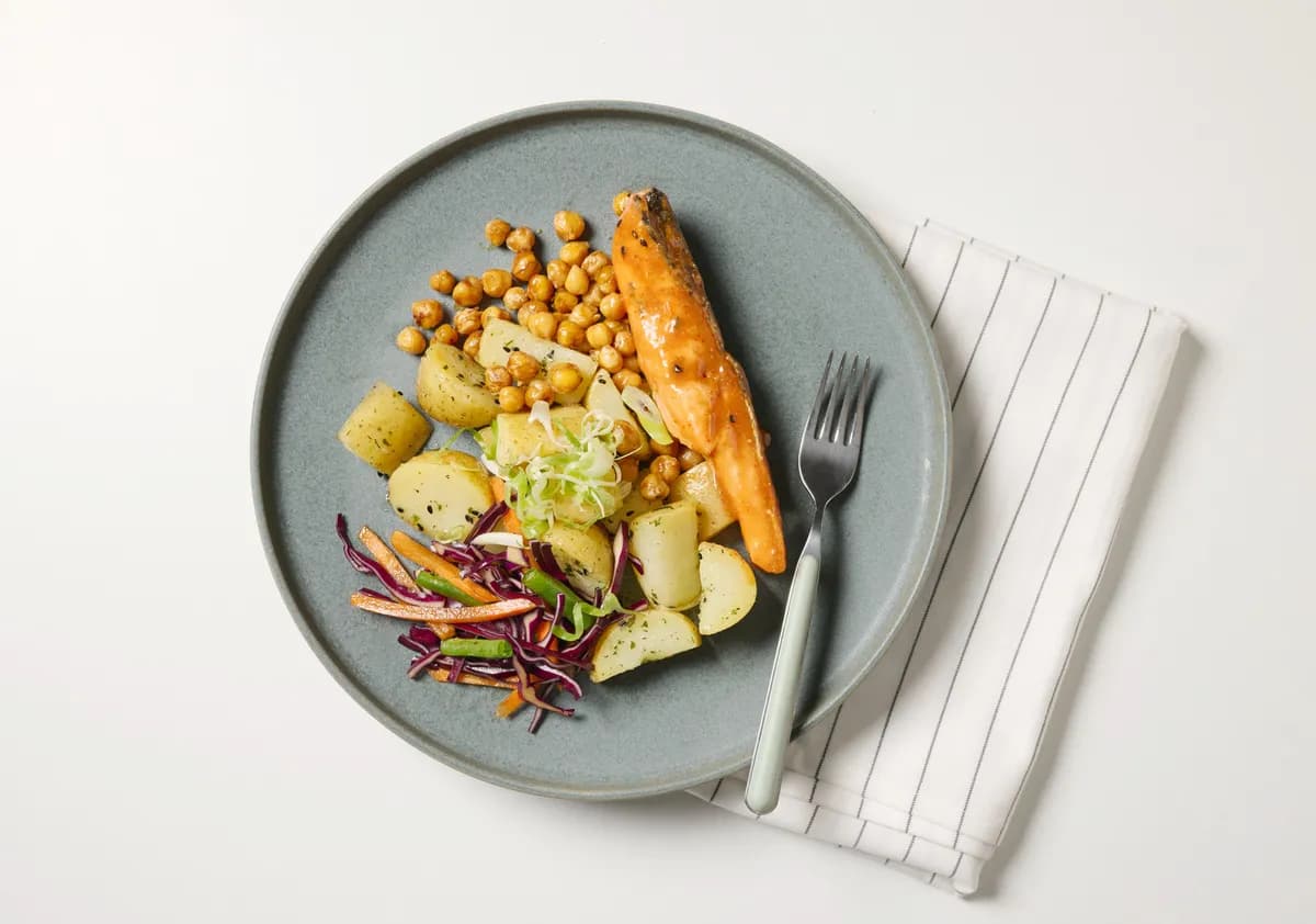 White Miso Glazed Salmon