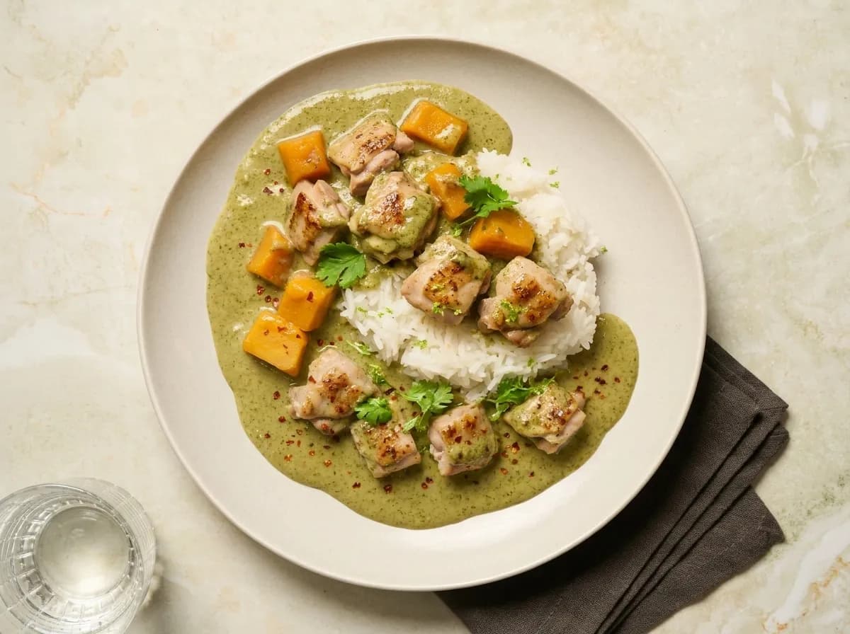 Coconut Green Curry Chicken